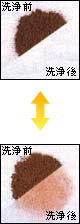 乾いた汚れ